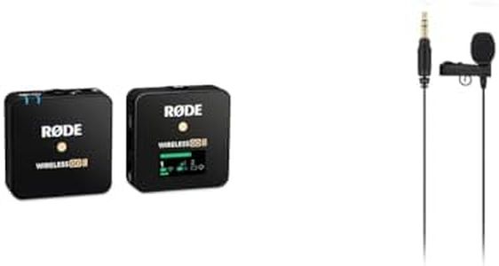 RØDE Microphones Wireless GO II Single Set Ultra-compact Dual-channel Wireless Microphone System & Rode Lavalier GO Professional-Grade Wearable Microphone, Black