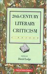 20th Century Literary Criticism: A Reader