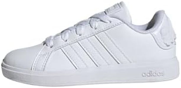 adidas Unisex Kids' Zapatilla Star Wars Grand Court 2.0 (Niños), Cloud White/Cloud White/Cloud White, 39 1/3