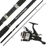 DNA Leisure Carp Stalker Fishing Rod Master 8ft/2.4m 2pc 2.5lb & 2BB Runner Reel 10lb Combo