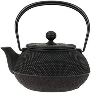 Iwachu Japanese Cast Iron Teapot with Filter and Traditional Design 900 ml Black