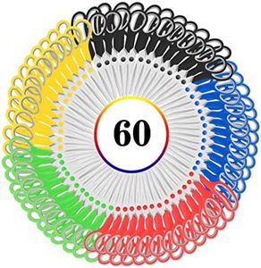 Scissors Bulk 60-Pack, Taotree 8" All Purpose Scissors, Soft Comfort-Grip Stainless Steel Sharp Shears for School Supplies Office Desk Home, Classroom Teacher Sewing Fabric Craft, Right/Left Handed