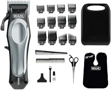 Wahl Elite Pro Cordless Lithium-Ion Hair Clipper Kit – 40% Faster Cutting, Adjustable Taper Lever, Quick-Charge 15 min for 5 min Use – Professional Home Haircutting for Men & Family (Model 3311)