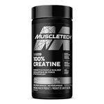 MuscleTech Platinum 100% Creatine | MuscleTech | Creapure | Muscle + Strength Builder for Men & Women | Workout Recovery Supplement | 100 Vegan Capsules | 50 Servings