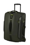 Samsonite Paradiver Light - Wheeled Duffle Bag & Backpack (55 cm), Small, Hand Luggage, Water-Repellent, Lightweight, 51L, Green (Jungle Green)