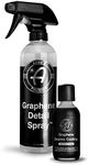 Adam’s 10H Graphene Ceramic Coating & Detail Spray Bundle - 7+ Years of Protection w/Graphene Infused Detailer | Car Detailing Kit for Protection On Car Boat RV Motorcycle & Glass