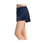 Jasmine Silk Lady's Classic Silk French Knickers boxers Navy (Extra small)