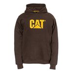 Caterpillar Men's Big-Tall Trademark Hooded Sweatshirt, Dark Earth, Medium