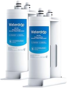 Waterdrop Replacement for EWF01®, FC-300, FC300, EFF-6018A, 241988703 Refrigerator Water Filter, 2 Filters