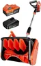 VOLTASK Cordless Snow Shovel, 24V | 13-Inch | 4-Ah Cordless Snow Blower, Battery Snow Blower with Directional Plate & Adjustable Front Handle (4-Ah Battery & Quick Charger Included)