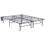 Ashley Furniture Signature Design - Better than a Boxspring Mattress Riser - Under Bed Storage Space - Queen - Gray