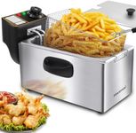 Hwenai Deep Fryer, 4.2 Qt Electric 