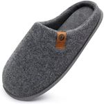 ONCAI Mens Scuff Slippers Cozy Memo