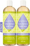 Puracy Kids Shampoo & Body Wash - Pure Ingredients, Tear-Free For Silky Smooth Skin - Baby & Kids Bath - 98.8% from Mother Nature (Lavender Chamomile, 12oz, 2 Pack)