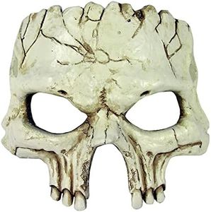 Forum Novelties Unisex-Adult's Standard Half Mask-Foam Skull, Multi