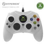 Hyperkin DuchesS Wired Controller - White - Officially licensed S Controller replica for use with Xbox Series X|S, Xbox One, Windows 10|11, PC, Video Game Controller with Hall Effect Sticks, 3.5MM,