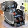 Massagesessel Ganzkörper, Zero Gravity Relaxsessel Massagestühle mit Taillen- und Beinheizung, Komfort-Airbags, Fußrollen, 10 Massagerollen, Bluetooth-Lautsprecher, Fernbedienung