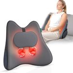 Snailax Back Massager with Heat, Shiatsu Neck and Back Massager, 3D Kneading Electric Massager Pillow for Neck Shouler Lower Back, Gifts for Men Women for Home Office Use