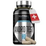 Testosterone Booster Andro Test #1 Test Boost Supplement for Men | Elite Testosterone Supplements for Muscle Growth Building & Gain, Libido Boost Enhance, Bodybuilding 90 Vegan Capsules