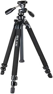 SLIK Pro 400DX Tripod Legs - with 3-Way Pan/Tilt Quick Release Head, Black (615-400)