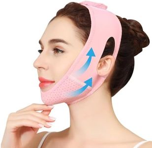 Chin Strap for Sleeping - Face V Line Lifting Mask, Double Chin Reducer, Reusable Jawline Shaper for Women