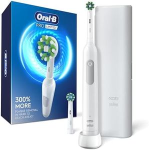 Oral-B Pro Limited Electric Toothbrush with (2) Brush Heads, Rechargeable, White