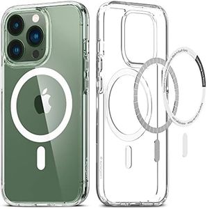 Spigen Ultra Hybrid Magfit Back Cover Case Compatible with iPhone 13 Pro (TPU + Poly Carbonate | White)