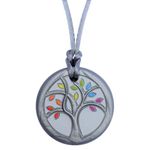 Munchables Sensory Unicorn Chew Necklaces for Girls (Tree of Life (Silver))