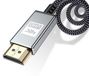 HDMI Cable 20ft,Sweguard 4K HDMI 2.0 Cable High Speed HDMI Cord Nylon 4K @ 60Hz Supports 3D,Blu-Ray,HDR,UHD 2160p,1080p,Ethernet,ARC Compatible Fire TV,Apple TV,HDTV,Xbox,PS5/4 PC,Laptop,Monitor,Roku