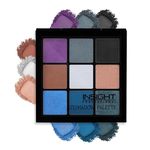 INSIGHT Cosmetics 9 Color Eyeshadow Pallate|Matte Powder|Shimmer|Beginner Friendly and Long Lasting Eye Shadow Palette|Long Wearing And Easily Blendable Eye Makeup Palette, ES115-Smoky, Multicolor