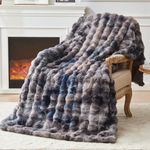 EMME Faux Fur Blanket King Size Tie
