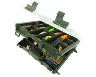 Roddarch Twin Tray Fishing Tackle Box for Sea or Coarse Fishing Tackle