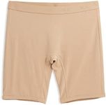 TomboyX 9" Boxer Briefs, Micromodal Ultra-Soft Underwear, All Day Comfort (XS to 4X), Chai, X-Small