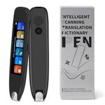 Scan Reader Pen, 142 Language Translator Device, Smart Digital Reading Pen for Dyslexia, Elderly, Kids, Students, Supports Voice, Scan, Text to Speech Reading Pen (Black)