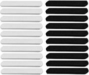 Lvcky 20 Pieces Hat Reducer Felt Cap Size Reducer Tape for Hats Caps Sweatband, Black and White