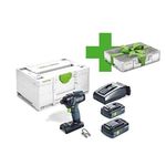 Festool 577432 Cordless Impact Driver TID 18 HPC 4,0 I-Plus Organizer Edition, Multicolour