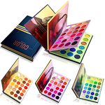 HUDA BAR Makeup Palette Combination with 3 Layers All In One Makeup Set High Pigmented 72 Colors Pressed Powder Eyeshadow Color Shades Palette Make Up Eye Shadow