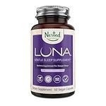 Luna | #1 Sleep Aid on Amazon | Naturally Sourced Ingredients | 60 Non-Habit Forming Vegan Capsules | Herbal Supplement with Melatonin, Valerian Root, Chamomile | Sleeping Pills for Adults (1 Pack)