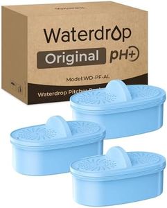 [Original] Waterdrop WD-PF-AL Replacement Alkaline Filters for All Waterdrop Pitcher Filtration System, Improved Coffee Taste, Last Up to 100 Gallons (Pack of 3)