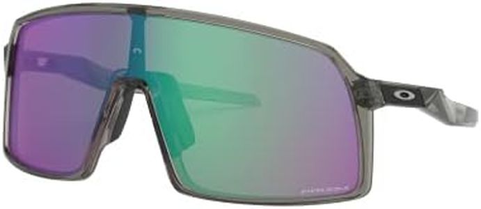 OAKLEY Non Polarised Men's Sutro Shield Sunglasses, 0OO9406, Grey Ink & Prizm Road Jade, 37mm