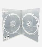 5 x Double Super Clear 14mm CD DVD Blu Ray Disc Case