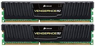 Corsair CML8GX3M2A1600C9 Vengeance Low Profile 8GB (2x4GB) DDR3 1600 Mhz CL9 XMP Performance Desktop Memory Kit Black