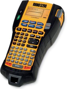 DYMO Rhino 5200 Industrial Label Maker – ABC Keyboard for Warehouses