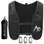 ArcticFit LED Running Vest - Adjustable Unisex Reflective Vest with Phone Holder and Storage - Lightweight and Durable Running Backpack Alternative - Hydration Vest for Marathon & Night Trainings
