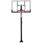 Lifetime Crank Adjust Bolt Down Basketball Hoop (54-Inch Tempered Glass)