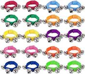 20Pcs Wrist Bells 10 Colors Multico
