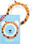 I DEW CARE Face Wash Headband - Tiger Headband | Adorable Design, Perfect for Cleansing, Bath, Makeup and Spa, 100% Microfiber, Reusable, 1 Count