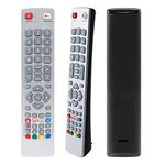 YiBiChin Replacement Remote Control for Sharp UHD 4K 3D TV with Three Shortcut Buttons LC-24DHG6001KF LC-32FI5342KF LC-32FI5442KF LC-37B20E LC-40FG2241KF LC40FG5152KF