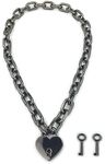 Succuba Padlock Chain Necklace Coll