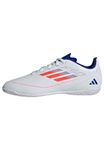 adidas F50 Club Football Boots Indoor, Cloud White/Solar Red/Lucid Blue, 1 UK